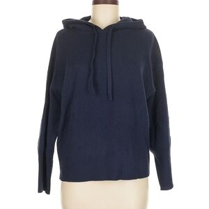 Navy Blue Hooded Sweater
